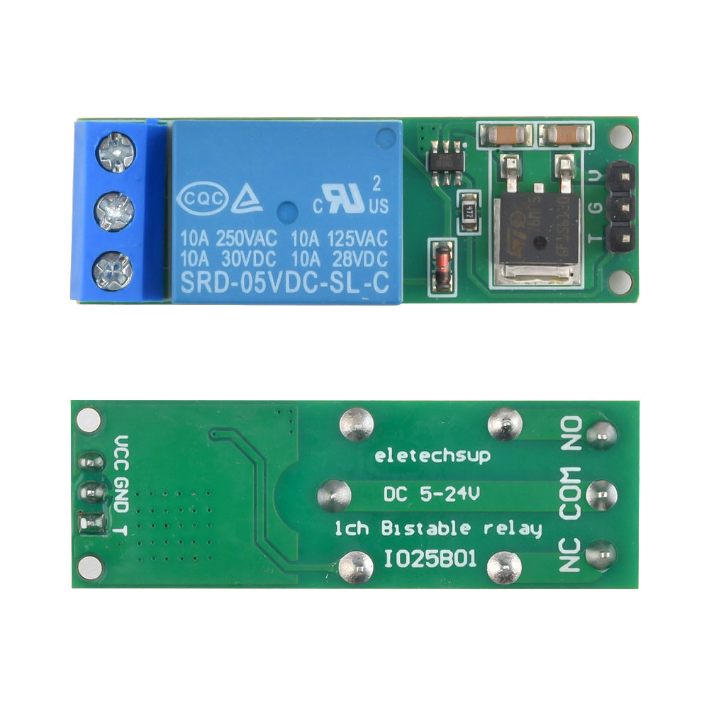 Shelly Relay Module - DC 6-24V 플립플롭 래치 릴레이 모듈