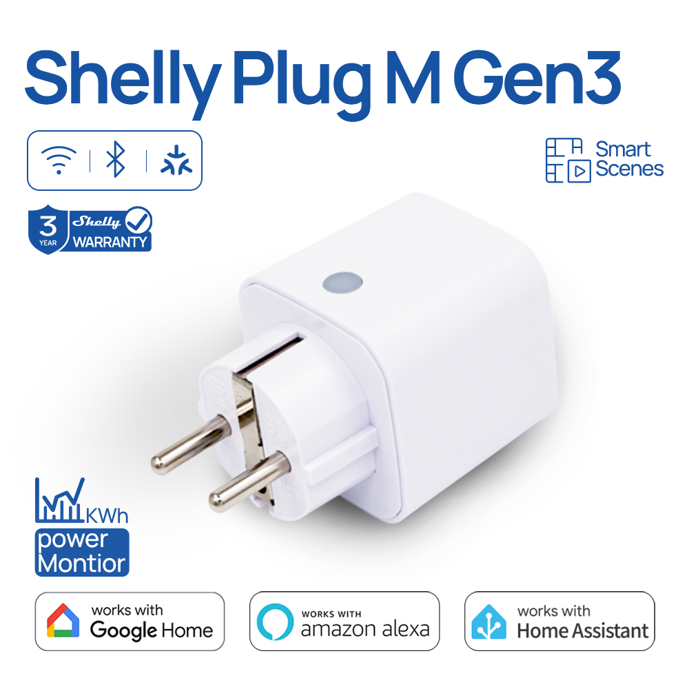 Shelly Relay Module - 셸리 플러그 M Gen3 WiFi 스마트