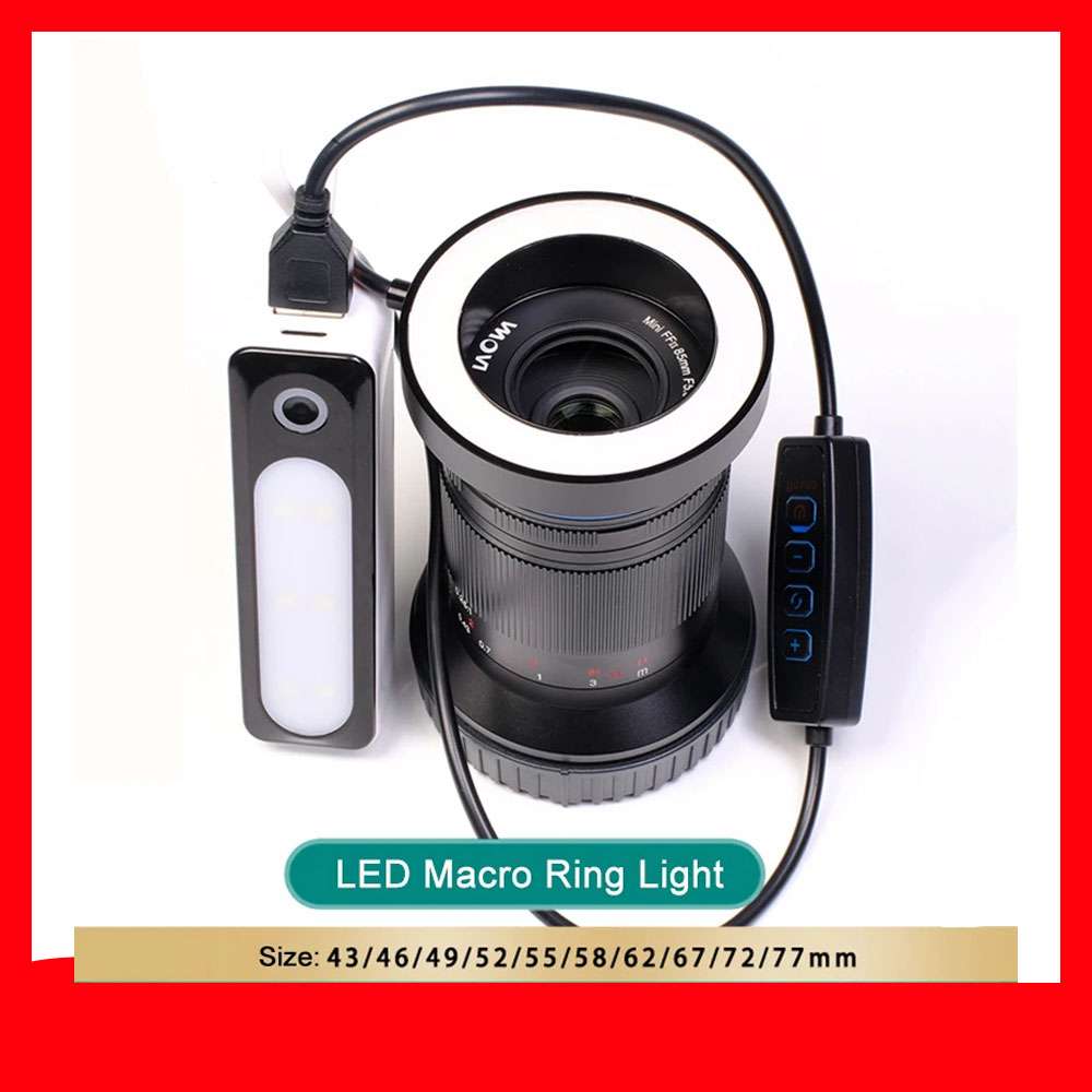 43 ~ 77mm 디 밍이 가능한 LED 매크로 플래시 - Tasmota Flash Tool 리뷰 및 가격